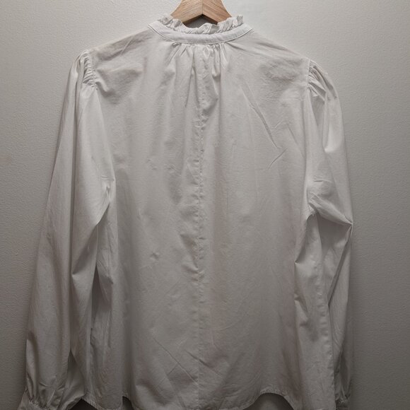 CHIC WHITE BUTTON SHIRT - Picture 4 of 4